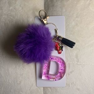 Letter D Keychain